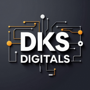 Minimalist Logo with Circuit Pattern