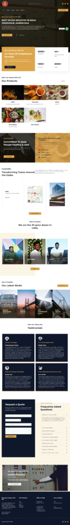 Screenshot 2025 07 17 at 15 19 42 Best spices industry in India Sindhanur Karnataka